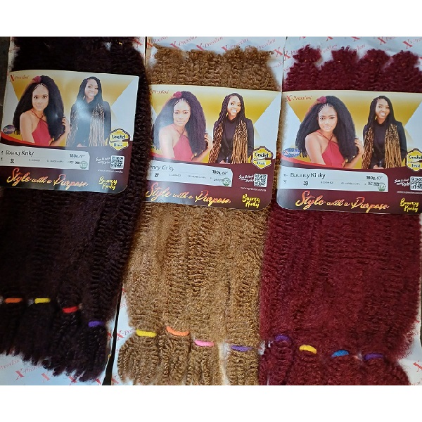 Xpression 4X Bouncy Kinky Crochet Braids